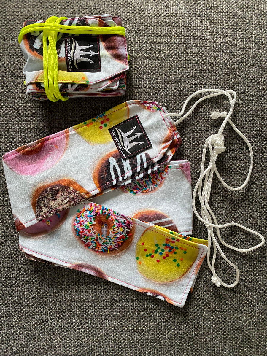 Donut wrist wraps Silver Diablo
